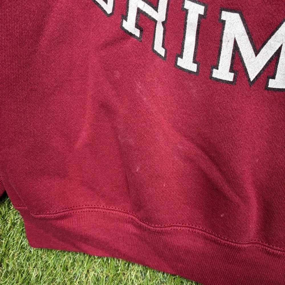 Harvard Crimson Sweatshirt Mens Large NCAA Basketball College Discus Athletic